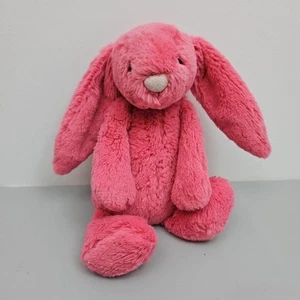 Jellycat - Cerise Bashful Bunny Small Plush Soft Toy 8" Retired Rabbit HTF Pink - Picture 1 of 4