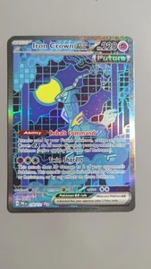 Pokemon Iron Crown Ex 158/131 Prismatic Evolutions Illustration Rare Full Art - Bild 1 von 2