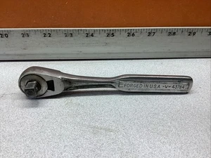 Vintage Craftsman 3/8" Drive Ratchet 43784 -V- Quick Release Forged In USA ๐บ๐ธ - Picture 1 of 14