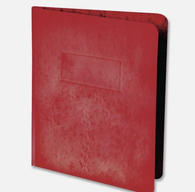 Oxford 12911 8.5" x 11" 3" Cap 2-Prong Fastener Report Cover - Executive Red(M10 - Image 1 of 4