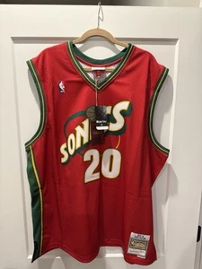 Gary Payton SuperSonics Jersey Size 3XL Mitchell And Ness Red NWT - Picture 1 of 2