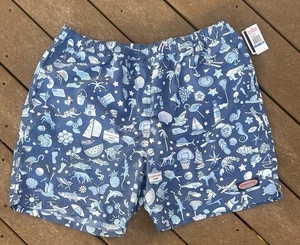 Vineyard Vines Chappy Trunks 10th Anniversary Captain Blue 1M48022-408-XL - Picture 1 of 6