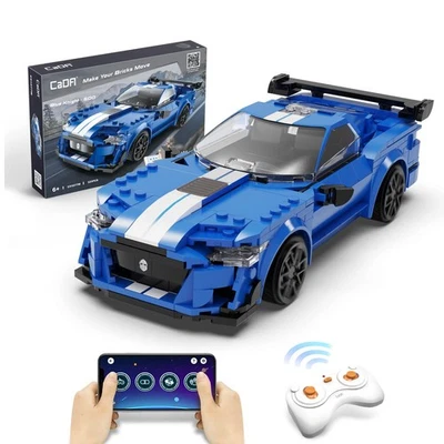 CaDA RC Blue Knight Race Car Brick Model Age 6+ 325pcs 51077W - Image 1 of 4