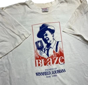 80er Paul Newman "Blaze" Film T-Shirt Louisiana Southern Western 1989 - Bild 1 von 6