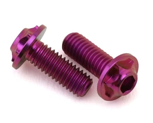 Tornillos de motor de titanio de bajo perfil eXcelerate 3x8 mm (púrpura) (2) [XCE-1600,6] - Imagen 1 de 1
