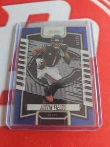 2023 Panini Absolute Football Justin Fields Blue Spectrum 62/99 - Picture 1 of 6