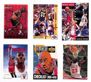 Michael Jordan 6 Card Lot Upper Deck MJ Exclusives, Hoops, Magic Vs MJ,  CL, NBA - Picture 1 of 1