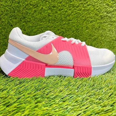 Nike Zoom GP Challenge 1 HC Womens Size 9 White Pink Tennis Shoes Sneakers - Image 1 of 4