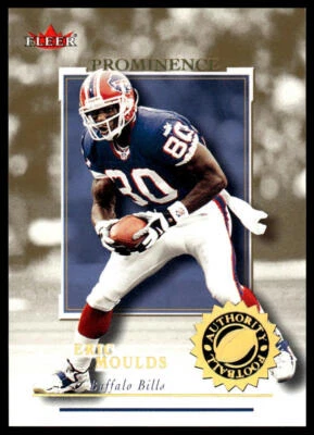 Fleer Authority #10 2001 Eric Moulds Prominence SN125 #/125 Foto 1 de 2