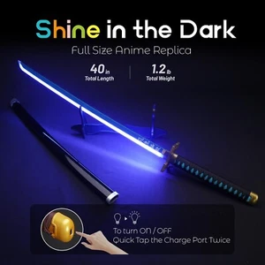 [OPEN BOX]Light Up Sword, 40 Inches Rechargeable Pre-Assembled Plastic Light Up - Picture 1 of 4