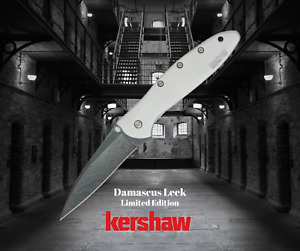 Kershaw Leek Framelock A/O Damascus 3" Damascus Steel Blade
