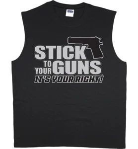 2nd Amendment T-shirt Mens Muscle Tee Sleeveless Tee Shirt - Picture 1 of 1