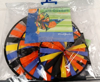 Triple Spinner-Halloween Jack-O-Lantern-Yard Jardín Estaca Decoración por Premier Kites Foto 1 de 4