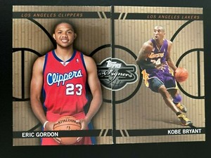 2008-09 Topps Co-Signers Changing Faces Bronze Eric Gordon / Kobe Bryant ed/399