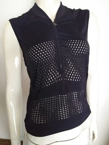 MARITHE FRANCOIS GIRBAUD purple sleeveless tank top size S - Picture 1 of 10