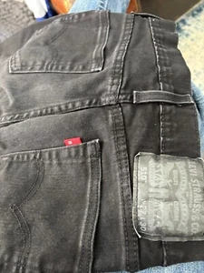 NWT Black Levis 510 Skinny Stretch Jeans Size 27x30 - Picture 1 of 3