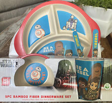 Disney Star Wars - 5PC Bamboo Fiber Dinnerware Set