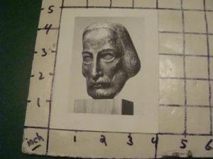 LOUIS FERON sculptor chaser gold & silversmith: Photo/card ST PETERS HEAD signed - Picture 1 of 6