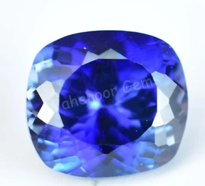 Cojín impecable de zafiro de Ceilán azul natural de 9,30 quilates certificado piedras preciosas sueltas - Imagen 1 de 7