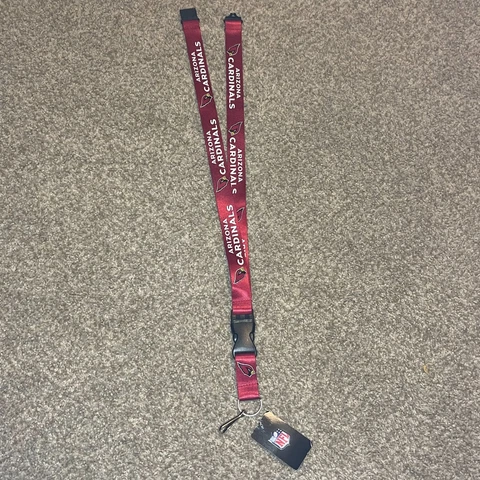Arizona Cardinals Lanyard with Detachable Key Ring Chain Buckle ID Holder Cover