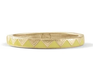 Lia Sophia On Point Matte Gold & Lemon 🍋 Stretch Bracelet - Size Medium New - Picture 1 of 3