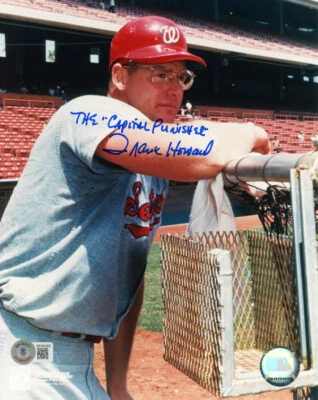 FRANK HOWARD SIGNED 8x10 PHOTO + THE CAPITAL PUNISHER SENATORS RARE BECKETT BAS - Image 1 of 2