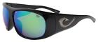 NEW BLACK Flys Sunglasses TAHITIAN HOOKER SHINY BLACK BLUE POLARIZED G-15 LENS