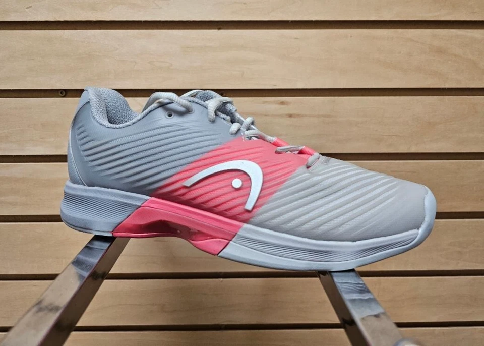 Tênis Feminino Head Revolt Pro 4.0 - Novo - Cinza/Coral - Tamanho 10 - Imagem 1 de 1