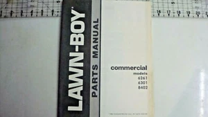 LAWN-BOY COMMERCIAL 6261 6301 8402 OWNER PARTS MANUAL COLLECTOR VINTAGE OEM - Picture 1 of 2