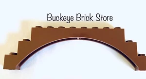 NEW Lego Reddish BROWN 1x12x3 Raised ARCH  - Picture 1 of 3