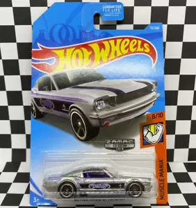 *ZAMAC* Hot Wheels 2019 Mainline Muscle Mania 1965 Ford Mustang 2+2 Fastback - Foto 1 di 4