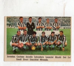 FIGURINA CARTONATA SQUADRA SCHIERATA JUVENTUS EDIZIONI SAIM 1962-63 - Picture 1 of 2