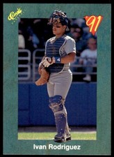 1991 Classic III #T78 Ivan Rodriguez - Texas Rangers - HOF