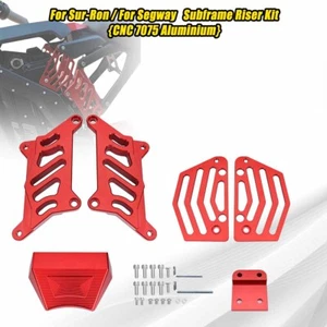 Kit riser sottotelaio CNC alluminio 2,5" pollici per Sur Ron LBX per Segway X260 e X160 - Foto 1 di 11