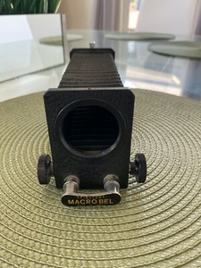 Spiratone Rapid Rail Macrobel Close Up Macro Bellows for M42 Screw Mount VINTAGE