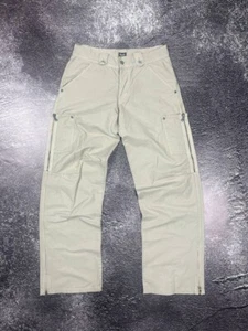 Pantaloni cargo vintage Dolce & Gabbana Y2K larghi panna uomo taglia 46/30/S - Foto 1 di 15