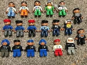 lego duplo figure mini official policeman prisoner doctor mail man pilot air - Picture 1 of 21
