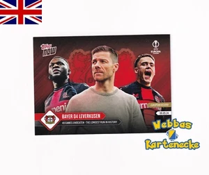 2024 Topps NOW UEL 042 Bayer 04 Leverkusen Base Xabi Alonso Florian Wirtz - Bild 1 von 1