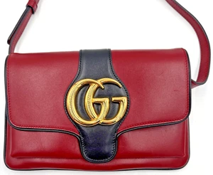 Borsa a tracolla Gucci Arli in pelle piccola rossa - Foto 1 di 21