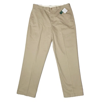 LL Bean Men's Wrinkle-Free Double L  Chinos, Classic Fit, Plain Front 38x32 - Image 1 of 4
