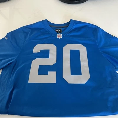 Футболка Nike NFL BARRY SANDERS мужская размер XL Detroit Lions Зал славы - Изображение 1 из 4