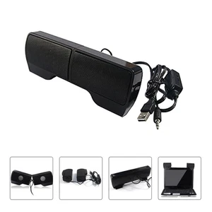USB Small Speaker Desktop Speakers Office Computer Powered Laptop - Afbeelding 1 van 12