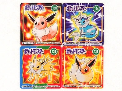 Pokemon GB Pocket Mini Card Eevee Vaporeon Jolteon Flareon Japanese Nintendo - Image 1 of 4