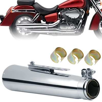 Silenciador de punta de tubo de escape de motocicleta de 17,7" para Honda Shadow VT750 VT1100 Foto 1 de 4