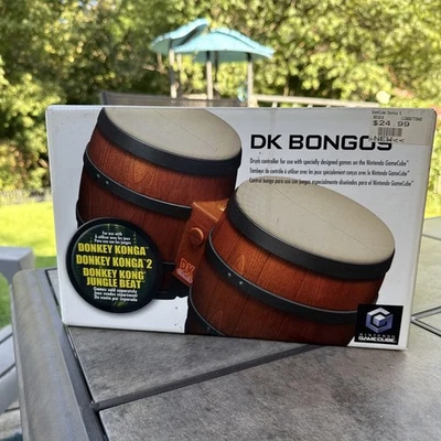 DK Bongos Drum Controller Nintendo Gamecube Genuine Retail Packaging New Read - Image 1 of 4