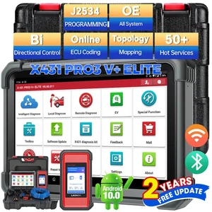 2025 LAUNCH X431 PRO3S V+ ELITE Pro 5 Diagnostic Tool J2534 Programming Coding - Picture 1 of 18