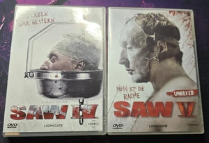 SAW IV ( Kinofassung ) + V ( unratet )  / Saw 4 + 5 DVD Top Zustand - Bild 1 von 1