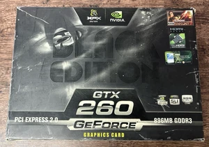 XFS NVIDIA Geforce GTX 260 Black Edition, PCIE2.0. 896MB GDDR3, In boxed - Picture 1 of 9