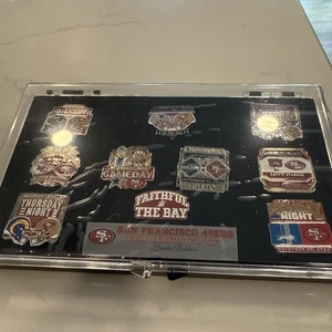 San Francisco 49ers 2024 Season Pin Set Limited Edition NEW - Picture 1 of 7
