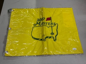 Sergio Garcia Golf handsignierte 2017 Masters Pin Flagge - JSA COA - Bild 1 von 6